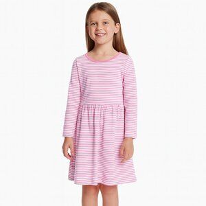 Cat & Jack Pink and White Striped Dress